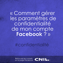 photo issue du facebook de la CNIL